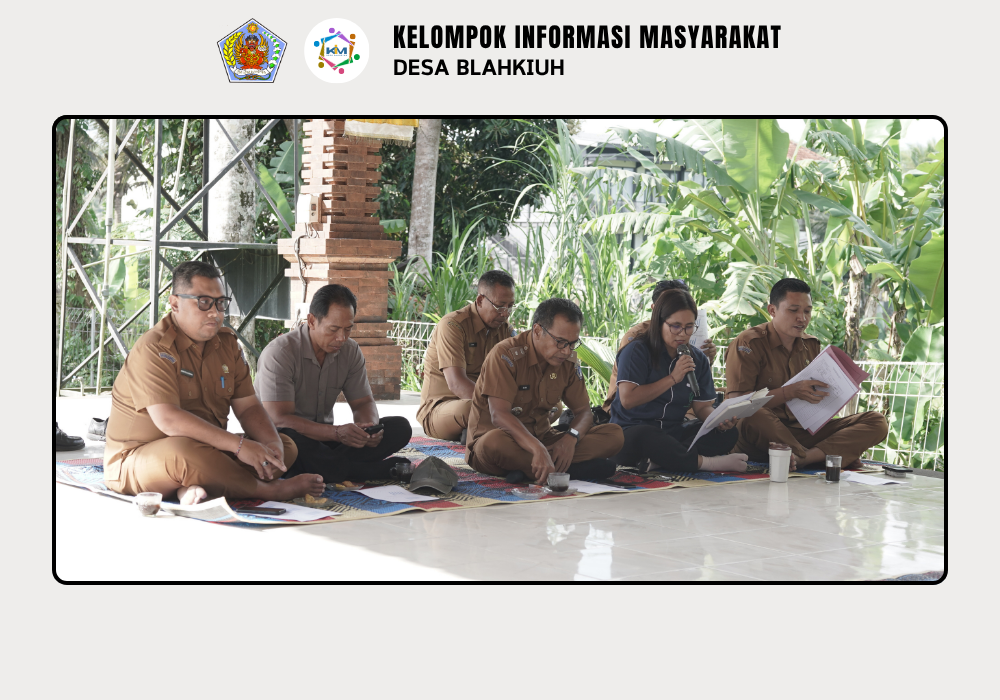Rapat Evaluasi TPS 3R Kubon Ampas Sari Desa Blahkiuh - Image 2