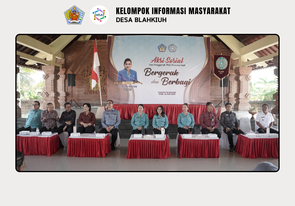 AKSI SOSIAL “BERGERAK DAN BERBAGI” PKK PROVINSI BALI DI DESA BLAHKIUH - Image 2