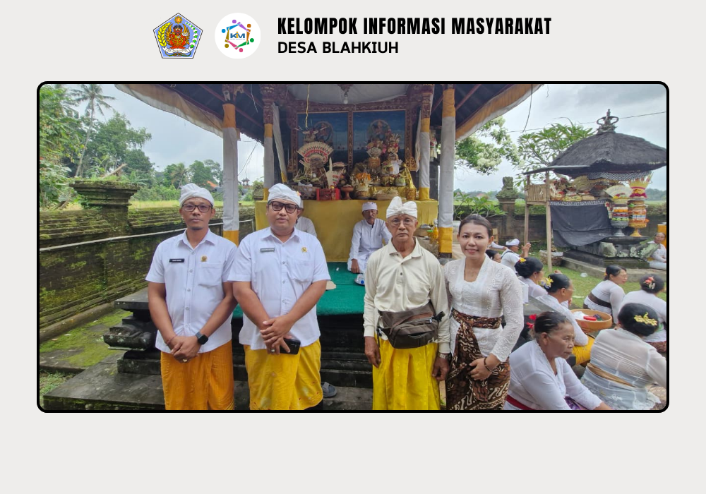 Serah Terima Upakara Piodalan di Pura Dalem Panti Desa Blahkiuh
