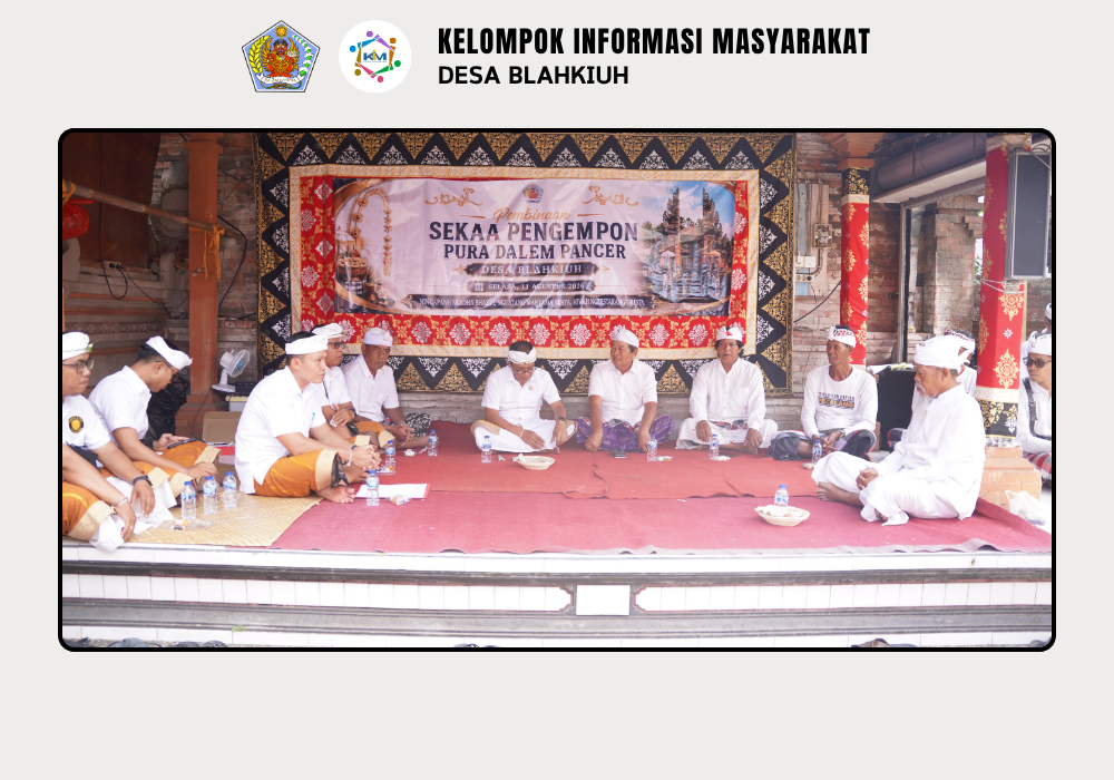 Pembinaan Sekaa Pengempon Pura Dalem Pancer Desa Blahkiuh - Image 2