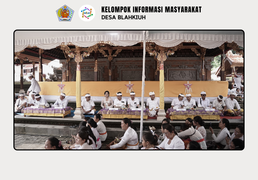 Upacara Melaspas dan Mendem Pedagingan di Pura Desa lan Puseh Desa Adat Blahkiuh - Image 4
