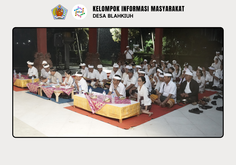 Renungan Malam Siwaratri di Desa Blahkiuh Dirangkaikan dengan Lomba Taman Penasar - Image 3