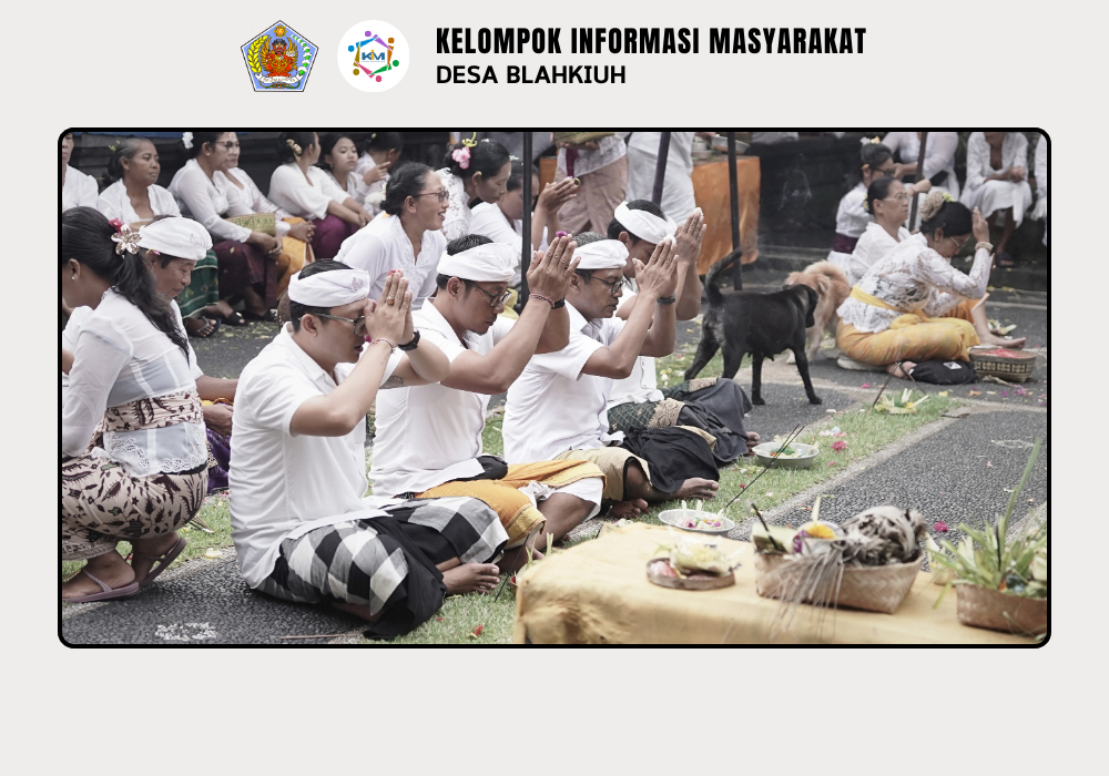 Serah Terima Upakara Piodalan di Pura Dalem Swargan Desa Blahkiuh - Image 7