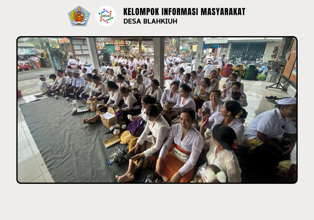 Serah Terima Upakara Piodalan di Pura Melanting Banjar Benehkawan, Desa Blahkiuh - Image 3