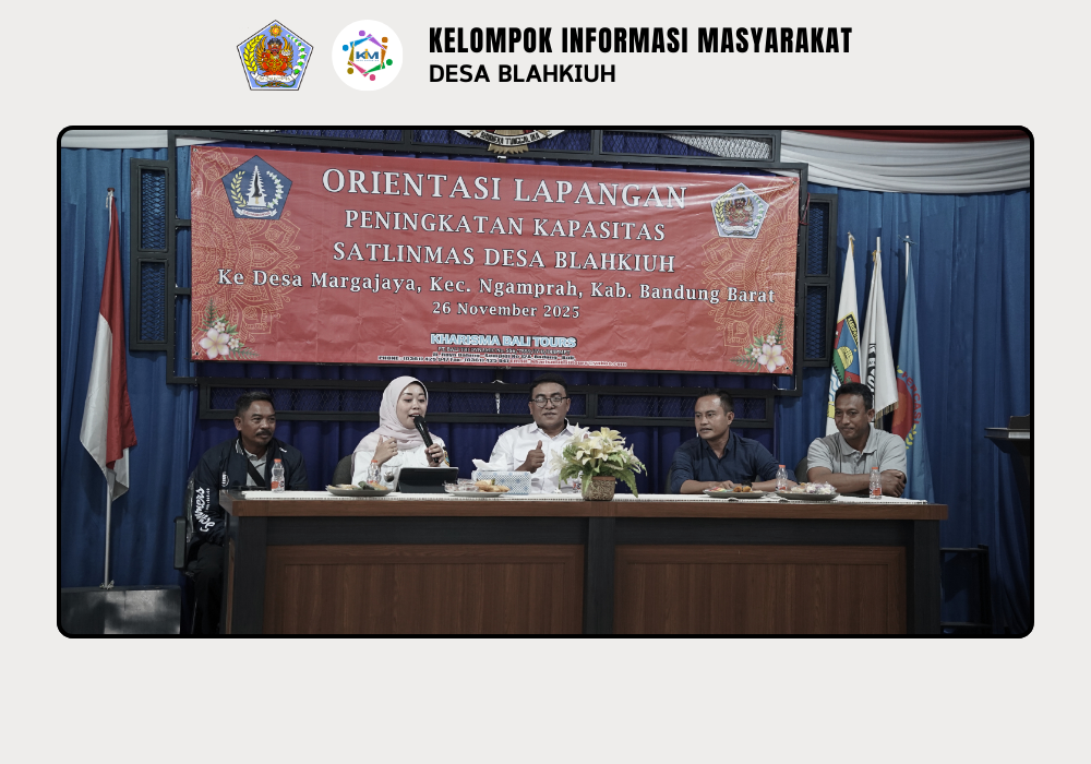 Kegiatan Orientasi Lapangan Peningkatan Kapasitas Satlinmas Desa Blahkiuh ke Desa Margajaya, Kec. Ngamprah, Kab. Bandung Barat - Image 6