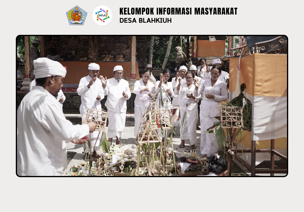 Melaspas Tetangunan, Mendem Pedagingan, dan Medasar Caru Resi Gana di Pura Prajapati Gede Desa Adat Blahkiuh - Image 6
