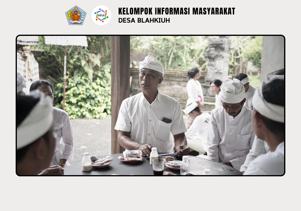 Kegiatan Serah Terima Upakara Piodalan di Pura Kroya Br. Benehkawan Desa Blahkiuh - Image 6