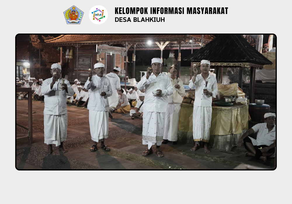 Ngupasaksi Guru lan Bendu Piduka di Pura Dalem Gede Desa Adat Blahkiuh - Image 3