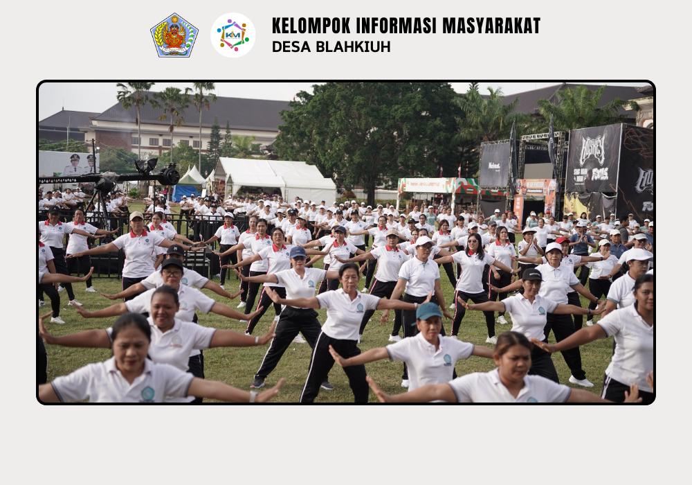 TP-PKK Desa Blahkiuh Meriahkan Senam Adi Cipta, Sat Kerthi Loka Bali, dan Garbasari pada HUT Mangupura 2025 - Image 8