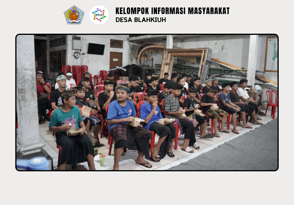 Pembinaan Sekaa Gong Eka Cita Banjar Benehkawan, Desa Blahkiuh - Image 4