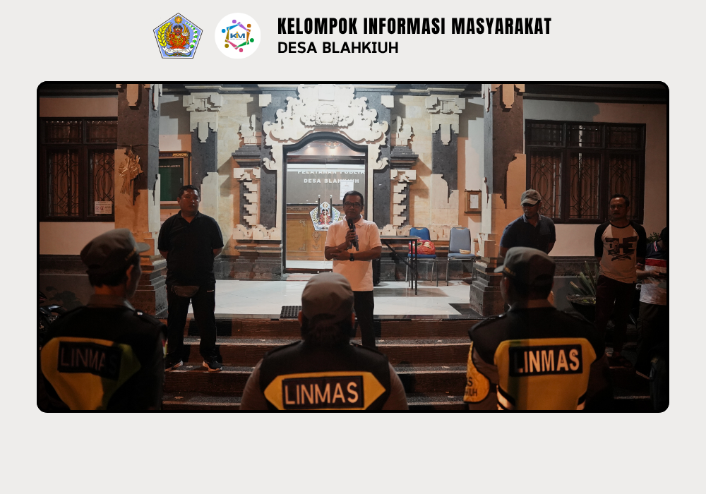 Linmas Desa Blahkiuh Melaksanakan Ronda di Wilayah Desa Blahkiuh - Image 7