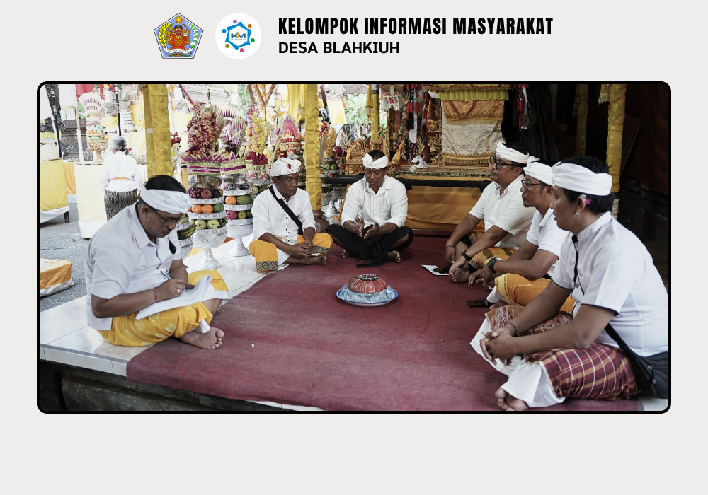Kegiatan Serah Terima Upakara Piodalan di Pura Manik Angkeran Br. Ulapan I, Desa Blahkiuh - Image 3