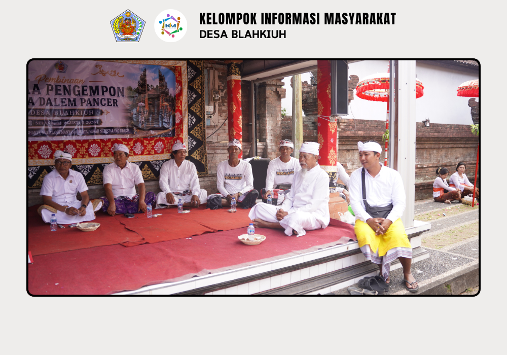 Pembinaan Sekaa Pengempon Pura Dalem Pancer Desa Blahkiuh - Image 3