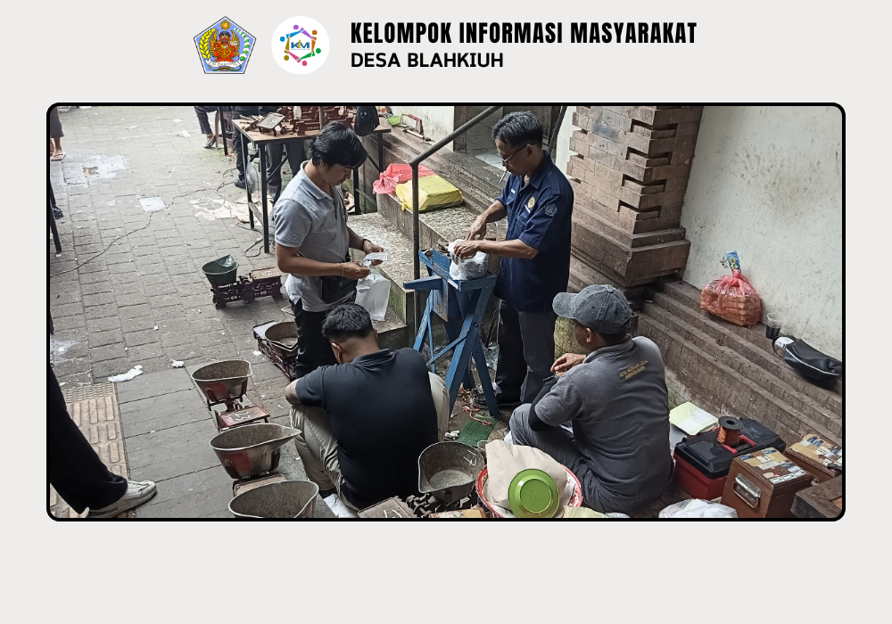Kegiatan Sidang Tera Ulang Pasar Tradisional / Pasar Rakyat di Pasar Desa Adat Blahkiuh