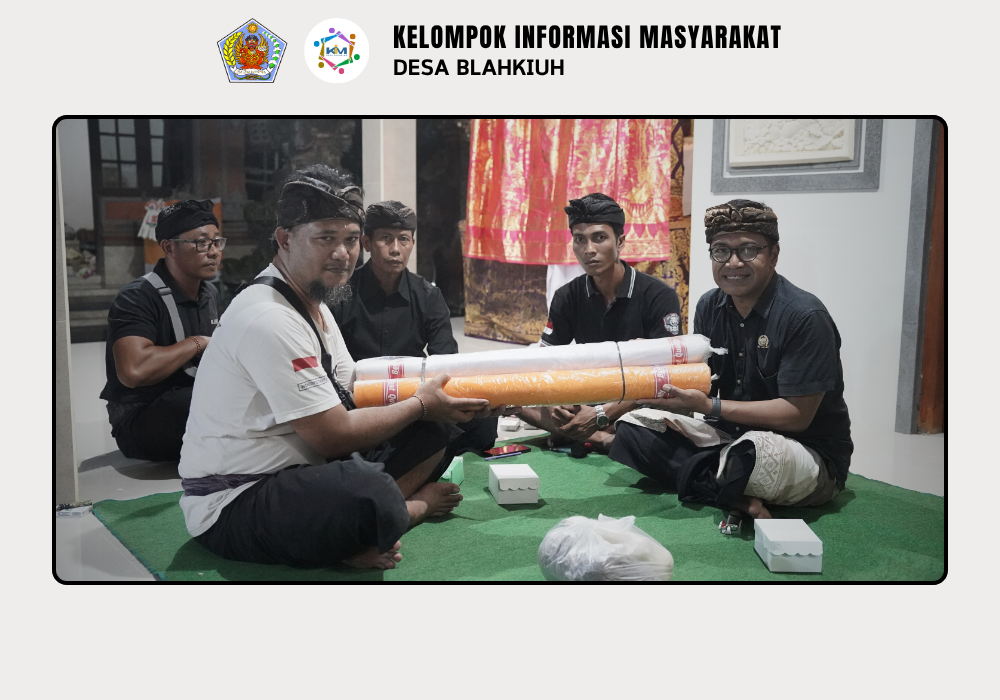 Penyerahan Bantuan Santunan Kematian di Wilayah Banjar Kembangsari, Tengah, Dlodpasar, Benehkawan, dan Pikah.