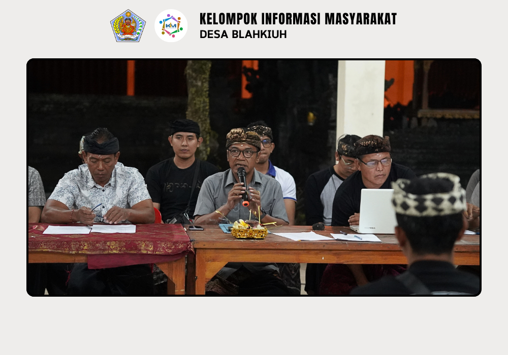 Rapat Penjaringan Perangkat Desa Kewilayahan Banjar Benehkawan - Image 4