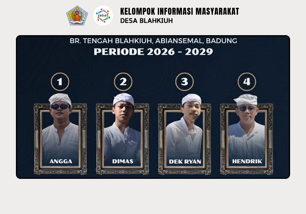 Pemilihan Ketua ST. Dharma Taruna Kara Banjar Tengah Desa Blahkiuh Periode 2026–2029 Berlangsung Demokratis - Image 4