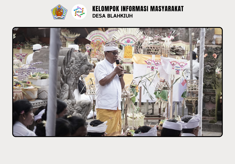 Upacara Melaspas dan Mendem Pedagingan di Pura Desa lan Puseh Desa Adat Blahkiuh - Image 5