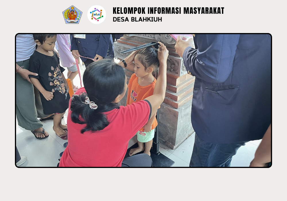 Kegiatan Posyandu Balita di Wilayah Banjar Tengah