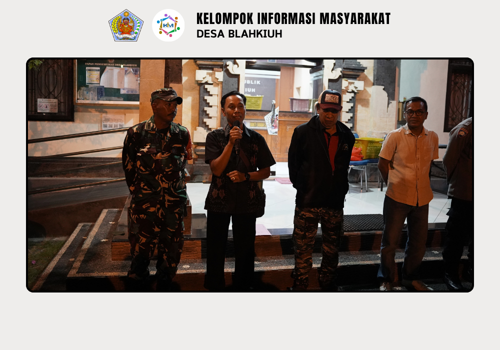 Sidak Penduduk Pendatang dan Pemutakhiran Data Penduduk di Desa Blahkiuh - Image 5
