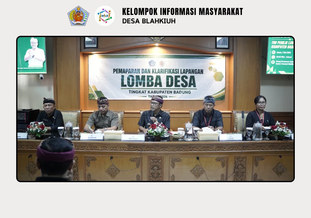 Pemaparan dan Klarifikasi Lapangan Lomba Desa Tingkat Kabupaten Badung Tahun 2026 di Desa Blahkiuh - Image 3
