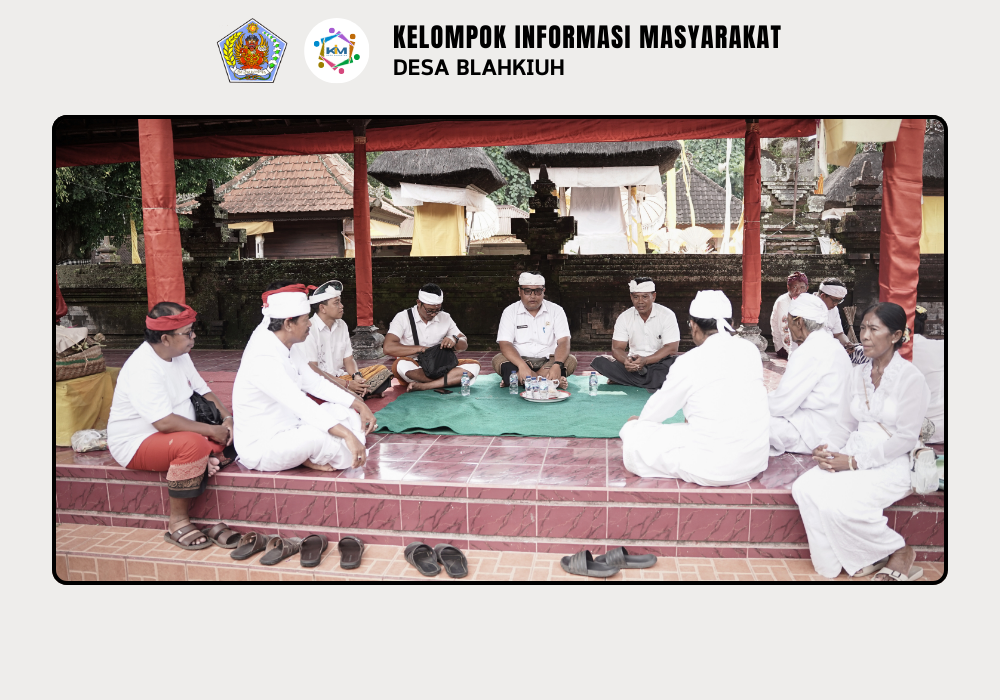 Serah Terima Upakara Piodalan di Pura Prajapati Kembengan, Pura Samuantiga, Pura Pande Samuantiga, Pura Panti Pande Tonja, dan  Pura Melanting Banjar Ulapan II, Desa Blahkiuh - Image 3