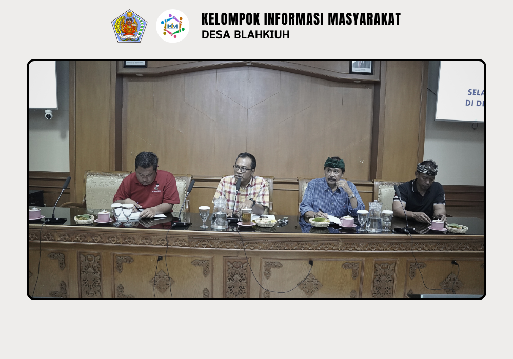 Pembahasan Rencana Pembukaan Jalan Akses ke TPS 3R Kubon Ampas Sari Desa Blahkiuh