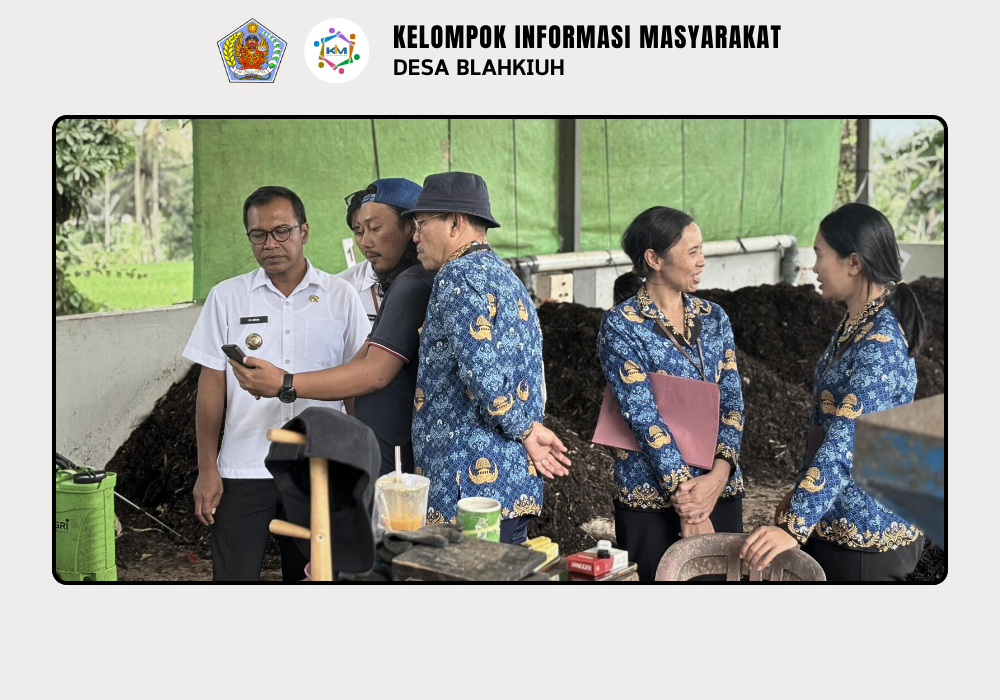 Kunjungan dari DLHK Kabupaten Badung ke TPS 3R Kubon Ampas Sari Desa Blahkiuh - Image 7