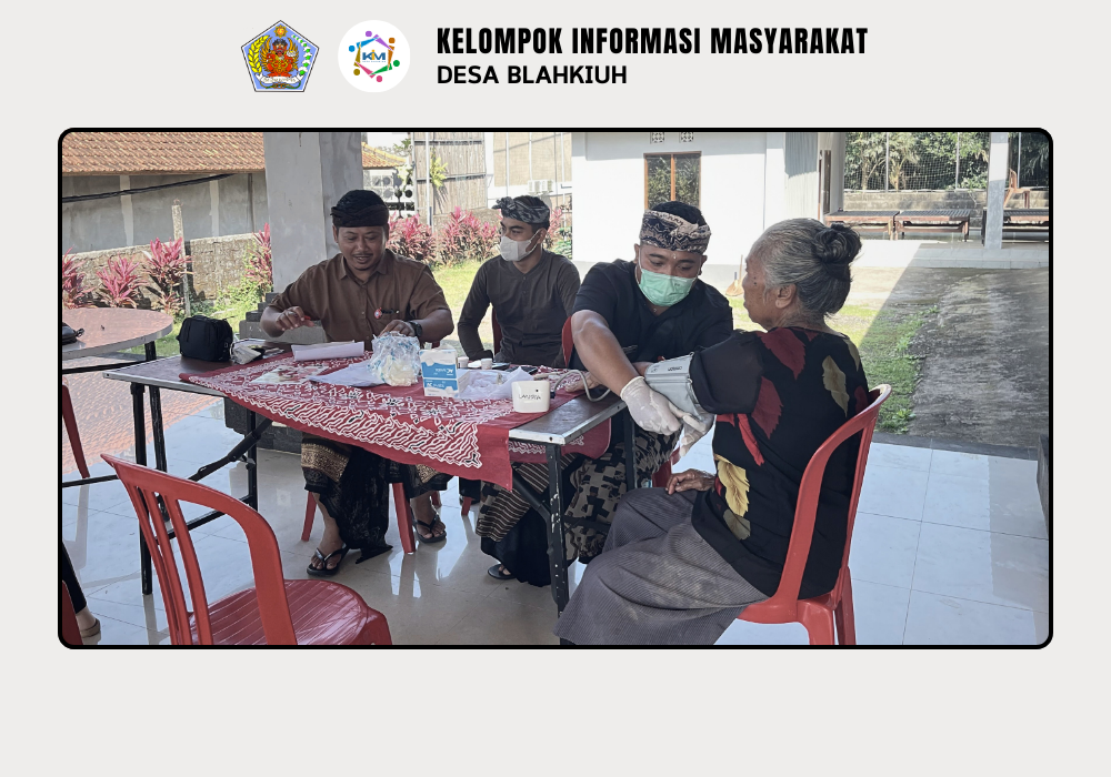 Kegiatan Posyandu Lansia Di Wilayah Banjar Pikah
