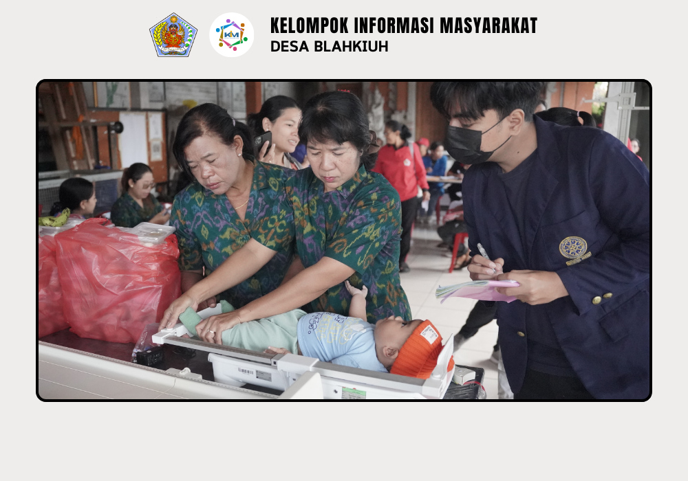 Kegiatan Posyandu Balita di Wilayah Banjar Benehkawan