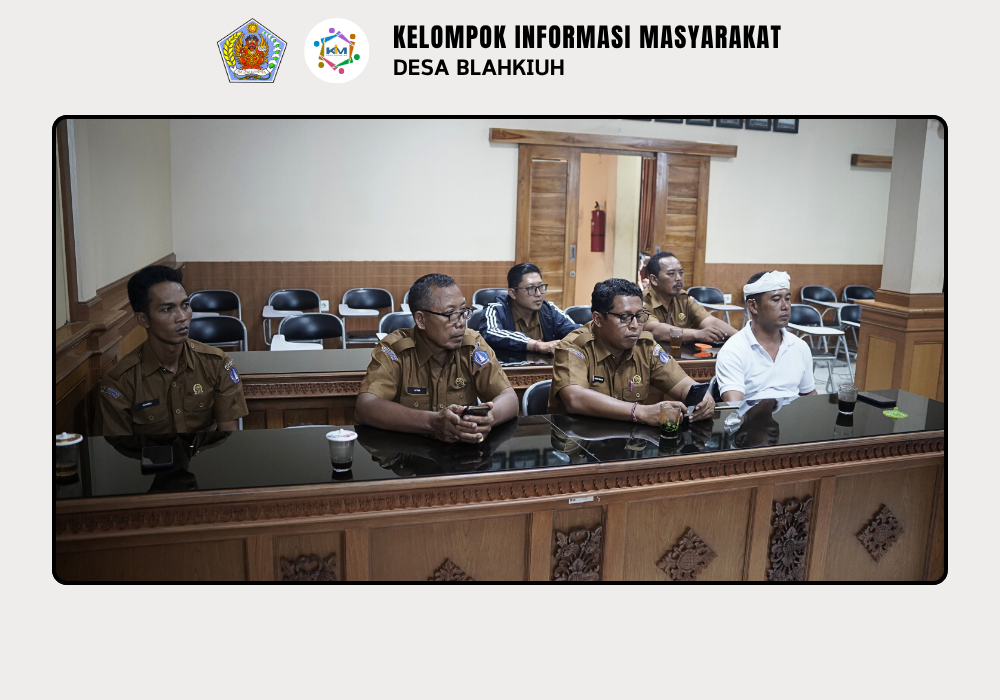 Pembentukan Calon Ketua dan Anggota TPK Pavingisasi Jln. Banten wilayah Banjar Ulapan I serta TPK Pembinaan Banjar Adat se-Desa Blahkiuh - Image 3