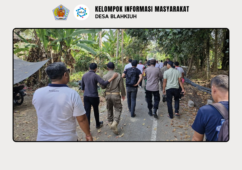 Peninjauan Lokasi Tapal Batas Br. Pemijian Desa Sangeh dengan Br. Kembangsari Desa Blahkiuh - Image 2