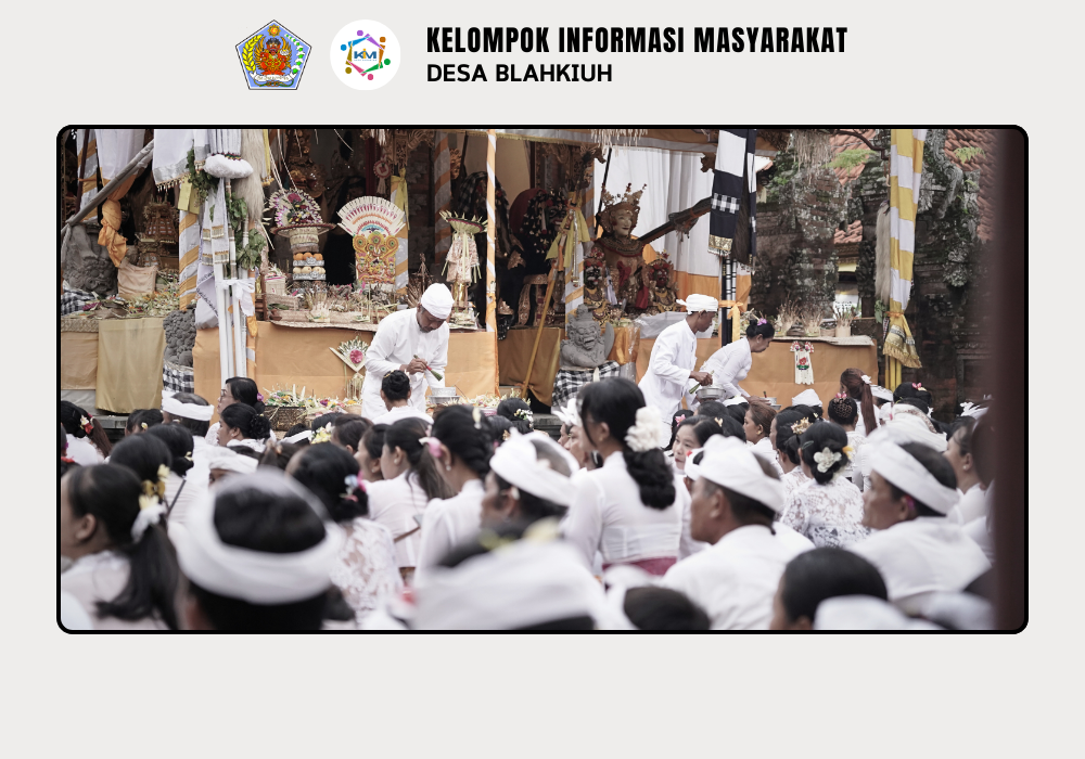 Serah Terima Upakara Piodalan di Pura Penataran, Pura Prajapati Gede, dan Pura Dalem Gede Desa Adat Blahkiuh - Image 10