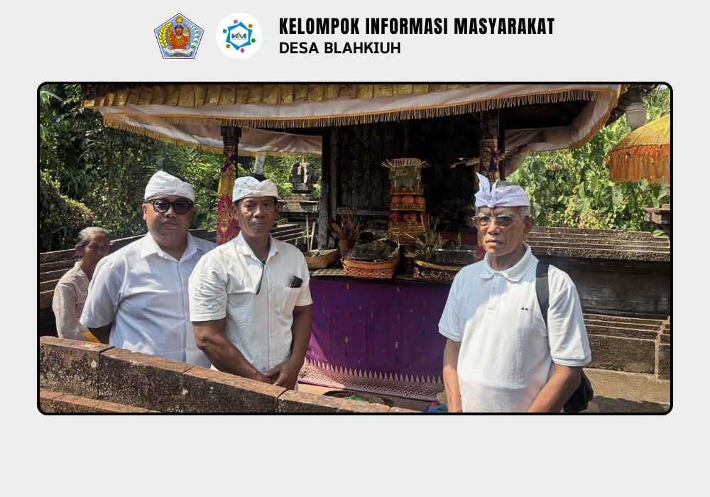 Kegiatan Serah Terima Upakara Piodalan Pura Taman Cebluk dan Pura Melanting Pasar Desa Adat Blahkiuh - Image 5