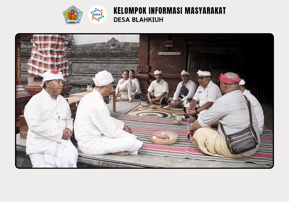 Kegiatan Serah Terima Upakara Piodalan Di Pura Prajapati Kembengan, Pura Panti Tonje Br. Benehkawan, Pura SamuanTiga, Pura Pande SamuanTiga, dan Pura Melanting Banjar Ulapan II