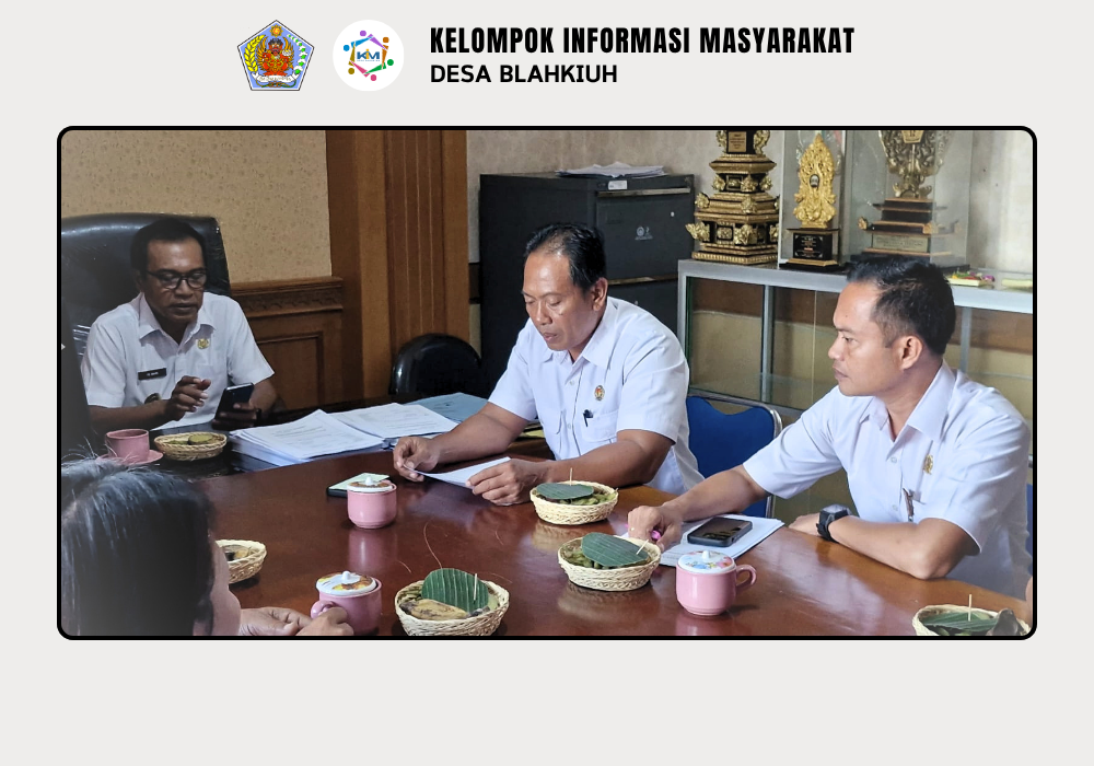 Rapat Koordinasi Terkait Meninggalnya Anggota BPD Blahkiuh - Image 4
