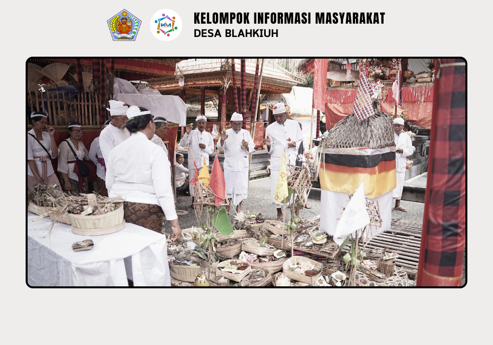 Upacara Tawur, Mendem Pedagingan, dan Melaspas di Pura Pande Antap Sai Desa Blahkiuh - Image 7