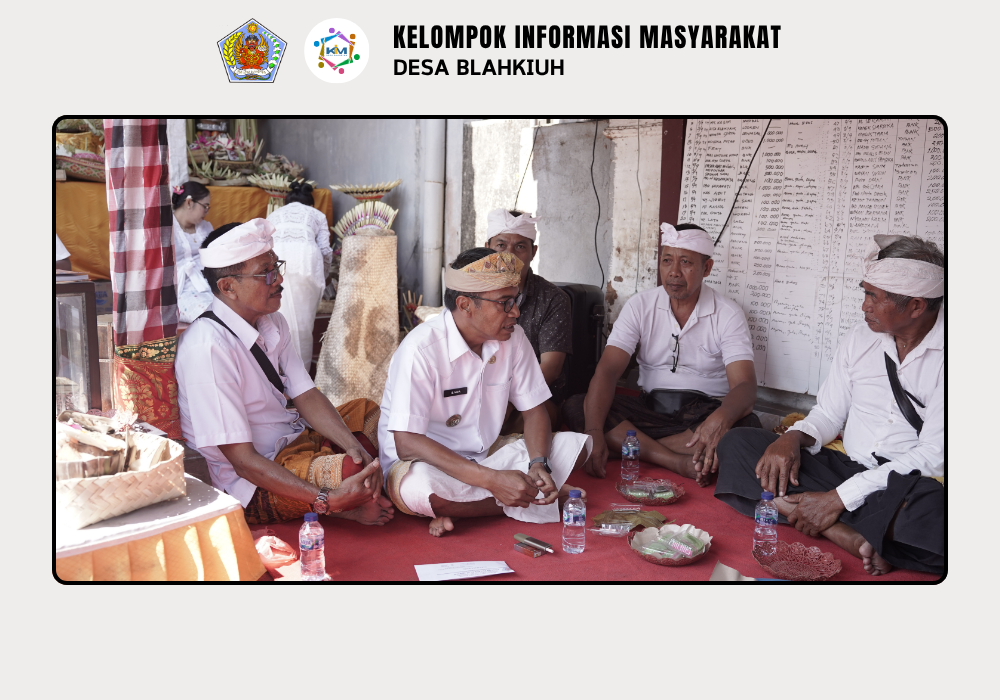 Kegiatan Serah Terima Upakara Piodalan di Pura Dalem Majapahit, Banjar Benehkawan, Desa Blahkiuh - Image 3