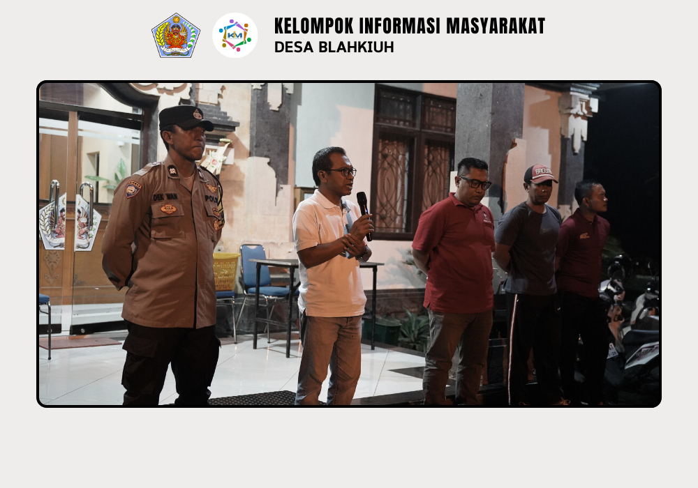 Linmas Desa Blahkiuh Melaksanakan Ronda di Wilayah Desa Blahkiuh - Image 6