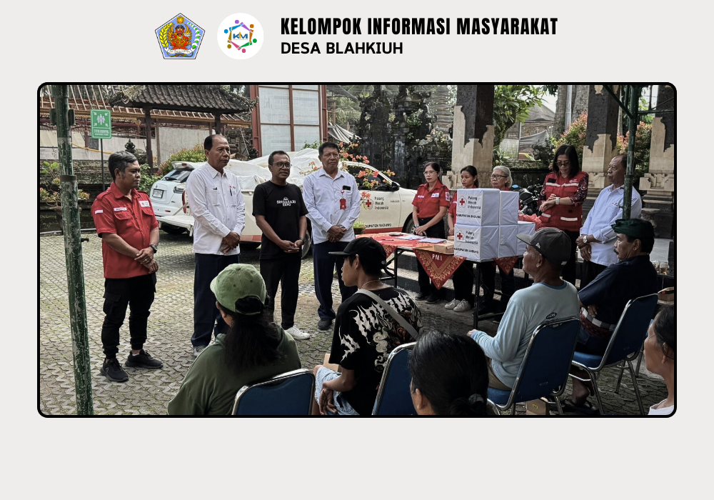PMI Kabupaten Badung Salurkan Sembako untuk Disabilitas dan Yatim Piatu di Desa Blahkiuh - Image 2