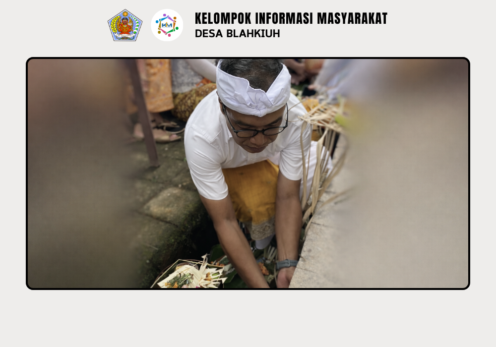 Upacara Melaspas dan Mendem Pedagingan di Pura Desa lan Puseh Desa Adat Blahkiuh - Image 8