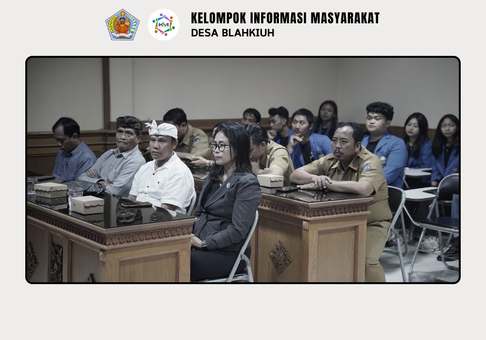 Pembukaan KKN PMM Reguler Periode II Mahasiswa Universitas Warmadewa di Desa Blahkiuh Tahun 2025 - Image 2