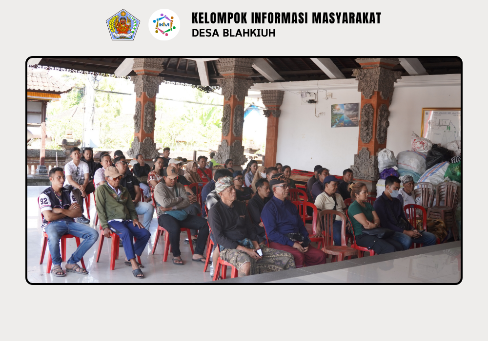 Rapat Koordinasi Pendataan Krama Tamiu dan Tamiu Desa Adat Blahkiuh - Image 2