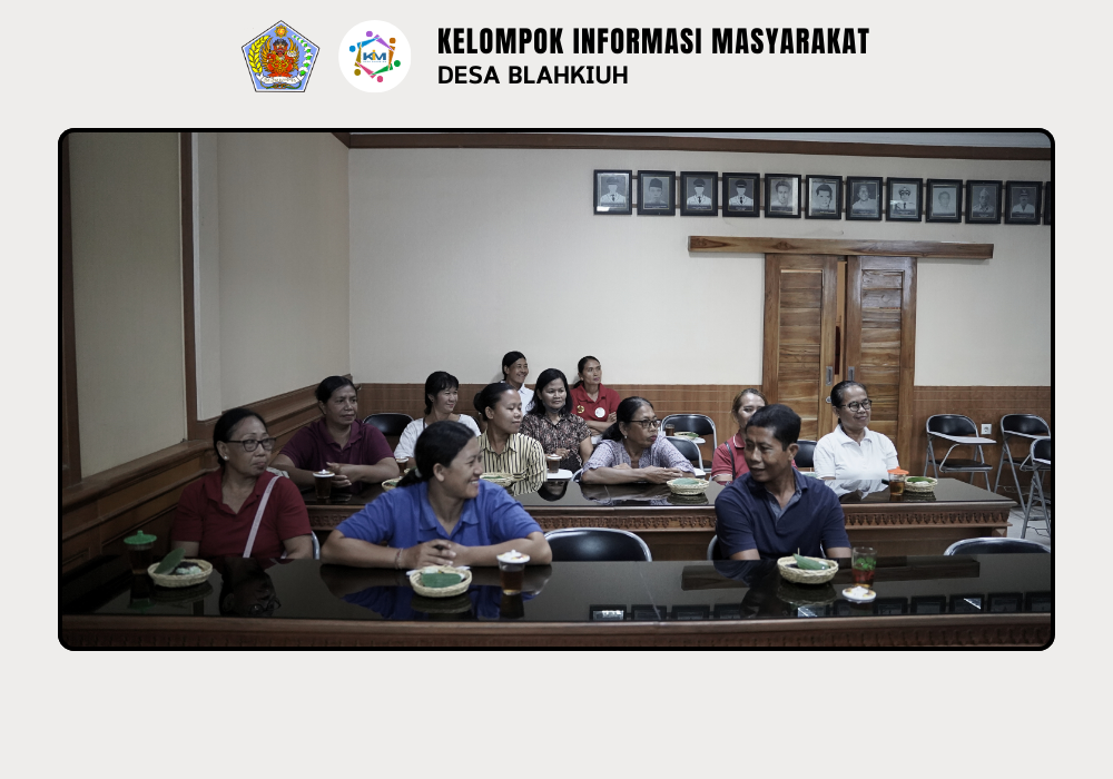 RAPAT KOORDINASI DAN SOSIALISASI PELAKSANAAN BANK SAMPAH DESA BLAHKIUH 2025 - Image 3