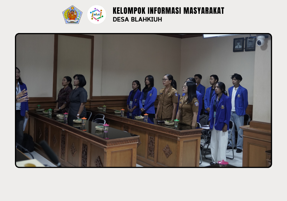 Penutupan KKN Universitas Warmadewa di Kantor Perbekel Blahkiuh - Image 4