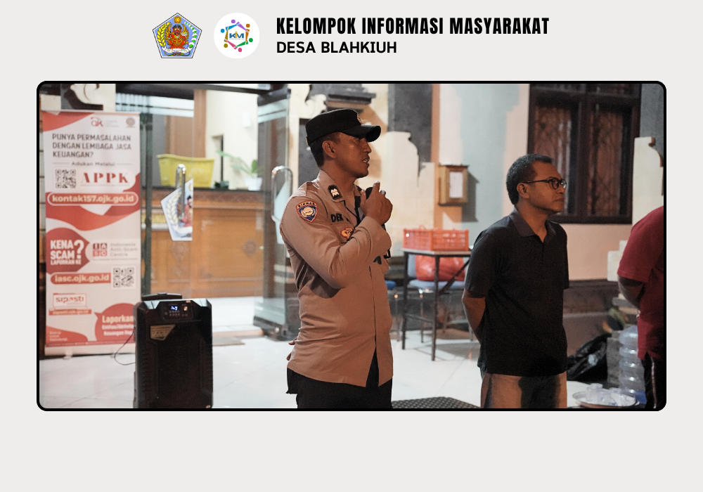 Linmas Desa Blahkiuh Melaksanakan Ronda di Wilayah Desa Blahkiuh - Image 5