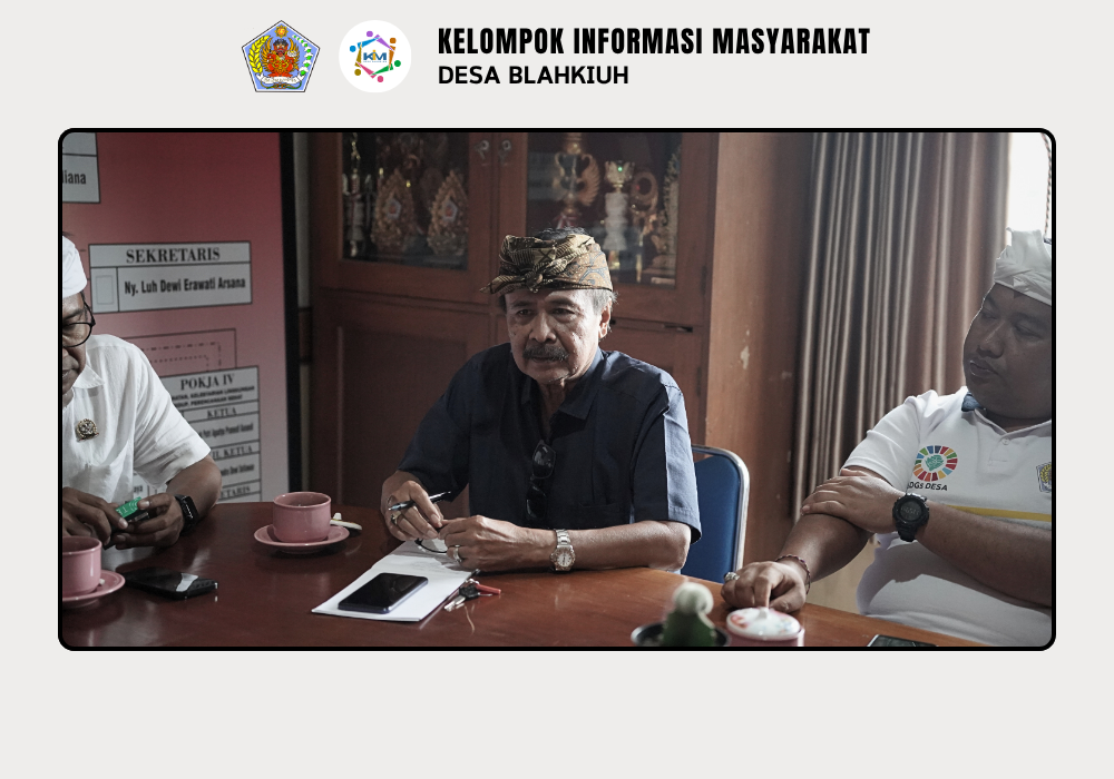 Rapat Koordinasi Perjanjian Kerjasama antara TPS 3R Kubon Ampas Sari dengan Desa Adat Blahkiuh Khususnya pada Pasar Desa Adat Blahkiuh - Image 6