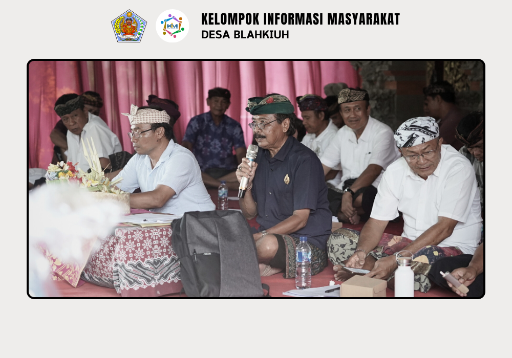 Rapat Pengesahan RK RAPB Tahun 2025 Desa Adat Blahkiuh - Image 4