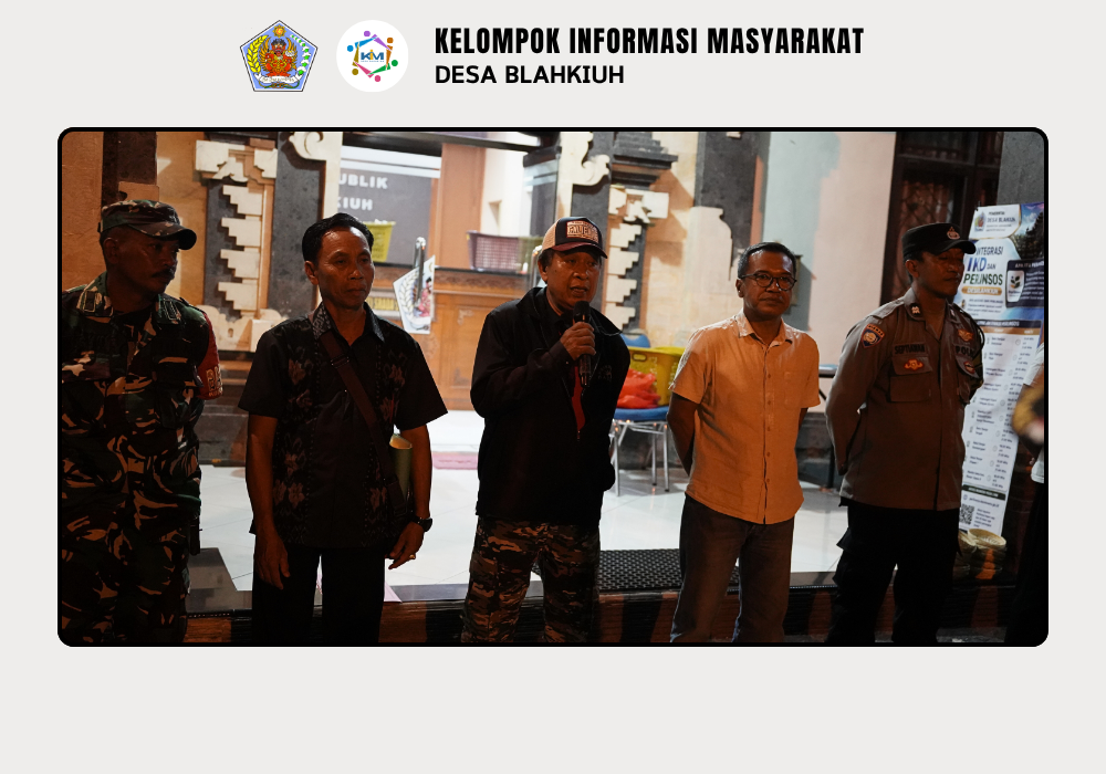 Sidak Penduduk Pendatang dan Pemutakhiran Data Penduduk di Desa Blahkiuh - Image 4