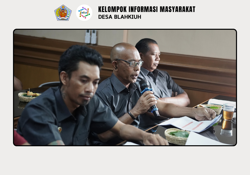 Rapat Koordinasi Rencana Pelaksanaan APBDes Tahun 2026 Desa Blahkiuh - Image 8